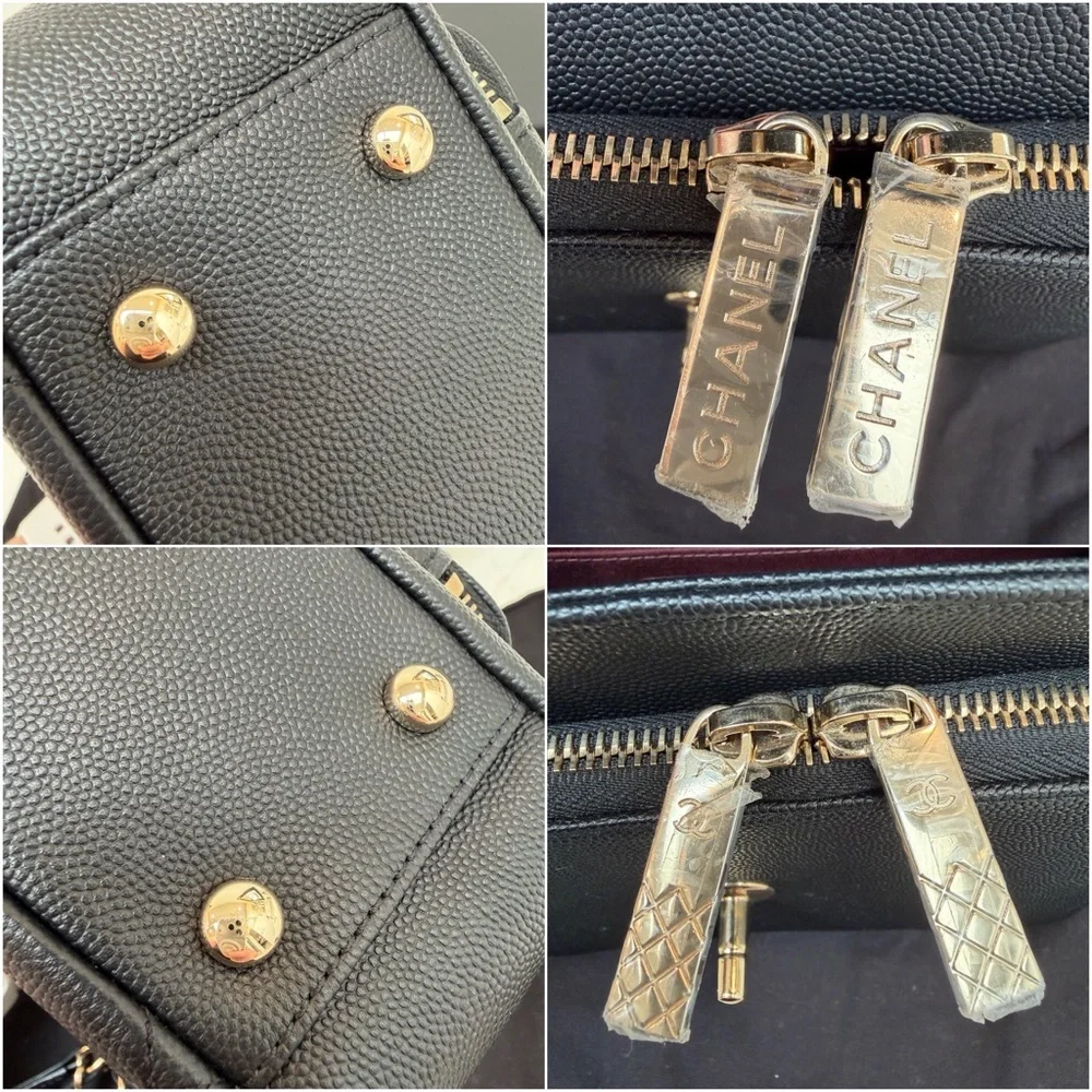 Chanel Black Caviar Leather Business Affinity in Medium